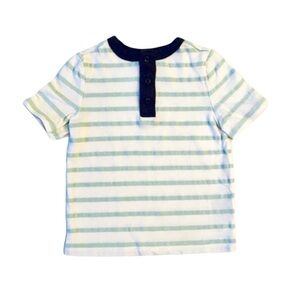 Old Navy Henley Style Short Sleeve Striped Crewneck Shirt Boy’s Size 2T